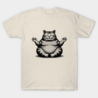 Meditation Cat T-Shirt